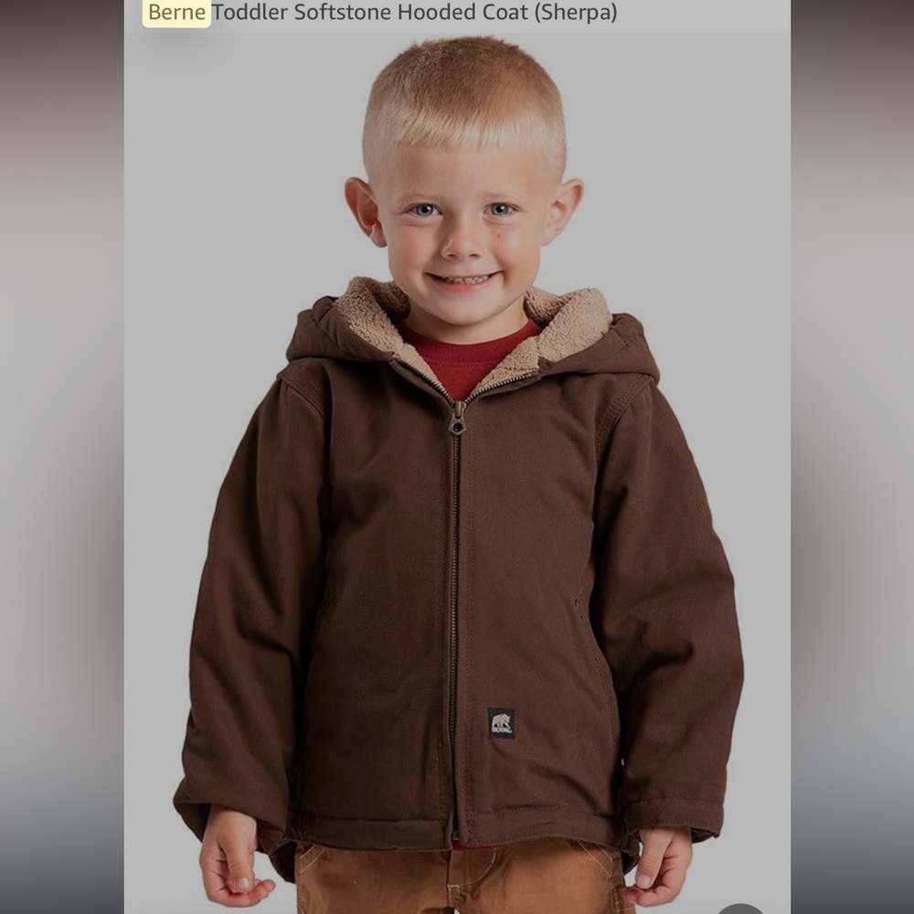 Brown Hooded Jacket 12mo